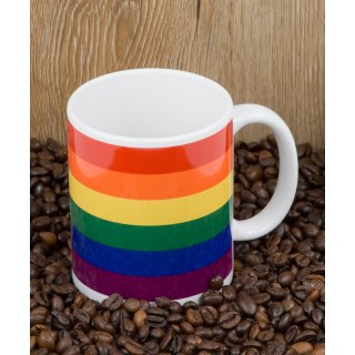 Regenbogen Kaffeetasse