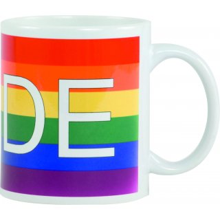 Regenbogen Pride rundum Kaffeetasse