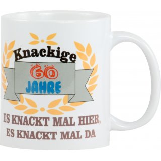 Knackiger 60 Geburtstag Kaffeetasse