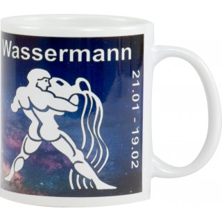 Sternzeichen Wassermann Kaffeetasse Bedruckt Spruch-Tasse Foto-Tasse Chef Teetasse Lustig Witzig Geschenk