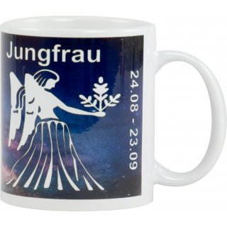 Sternzeichen Jungfrau Kaffeetasse Bedruckt Spruch-Tasse Foto-Tasse Chef Teetasse Lustig Witzig Geschenk