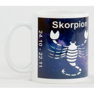 Sternzeichen Skorpion Kaffeetasse Bedruckt Spruch-Tasse Foto-Tasse Chef Teetasse Lustig Witzig Geschenk