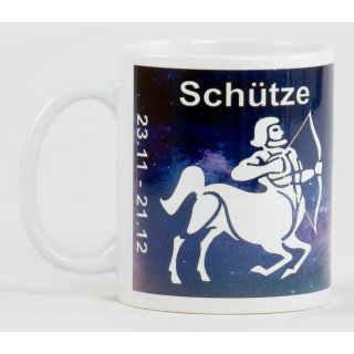 Sternzeichen Schütze Kaffeetasse Bedruckt Spruch-Tasse Foto-Tasse Chef Teetasse Lustig Witzig Geschenk